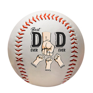 Best Dad Ever - Family Personalized Custom Baseball