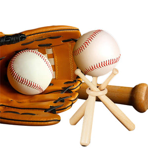 Wooden Baseball Stand Display Holder