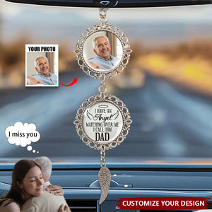 Custom Photo A Life Well Lived - Memorial Personalized Car Ornament