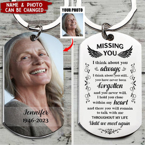 Family - Until We Meet Again - Personalized Stainless Keychain