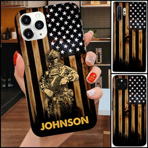 Custom Personalized Veteran Phone Case - Gift Idea For Veteran/ Soldier