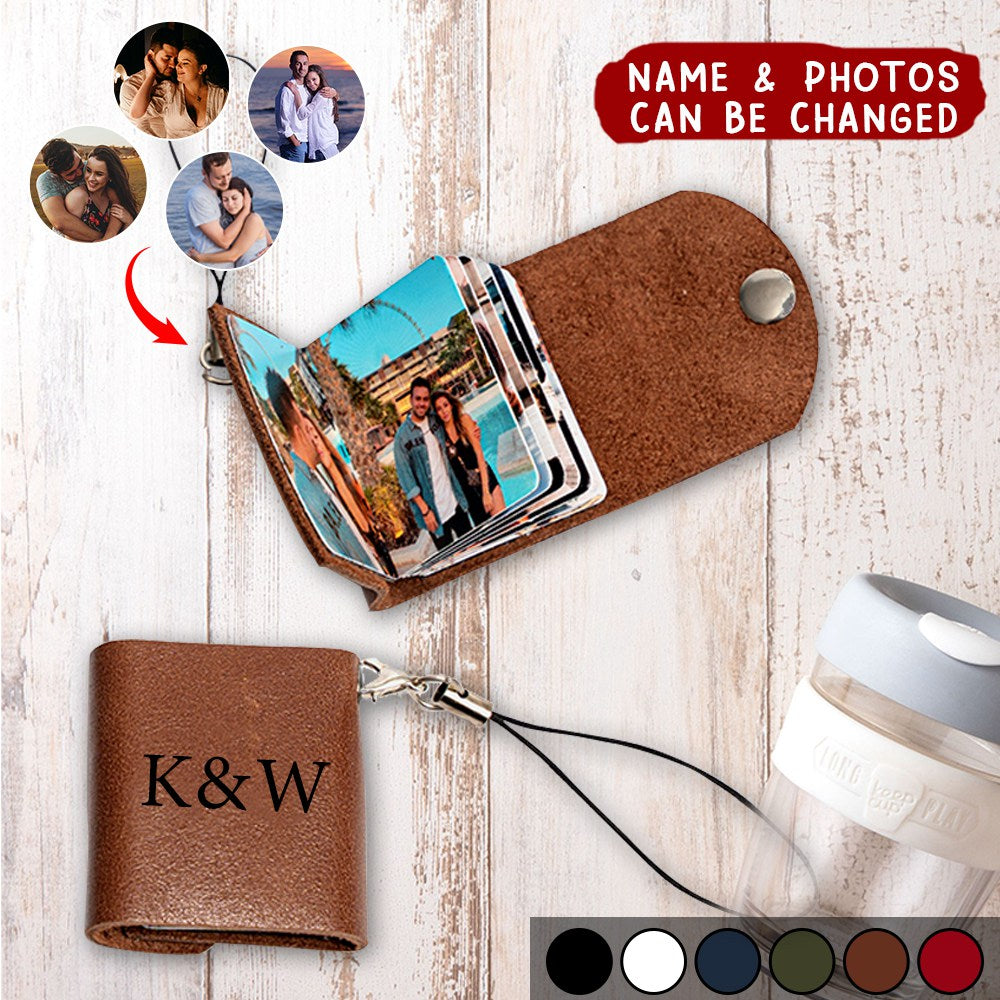 Mini Photo Album Keychain - Personalized Gift, Gift for Him, Her, Handmade Gift, Birthday Gift