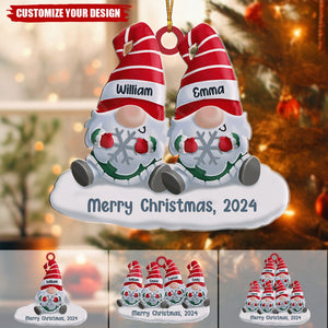 The Best Christmas Gift - Family Personalized Custom Ornament - Acrylic Custom Shaped - Christmas Gift For Family Members