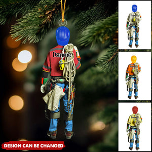 Personalized Lineman Christmas Ornament - Gift For Lineman Ornament