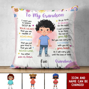 Gift For Granddaughter I Want You To Believe Personalized Pillow