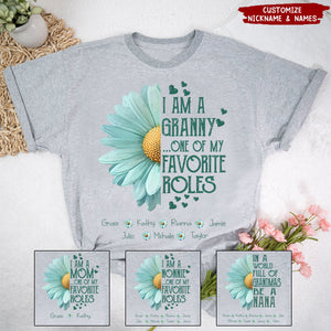 In a World Full Of Grandmas Be A Grandma Mom Personalized T-Shirt