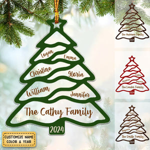 Families Are The Best Gift Of All At Christmas - Personalized Acrylic Ornament