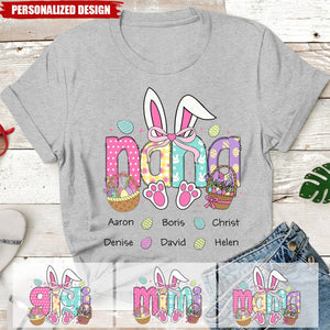 Easter Bunny - Personalized Grandma T-shirt