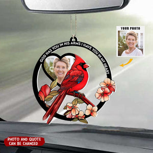 Have You In My Heart - Personalized Photo Car Ornament