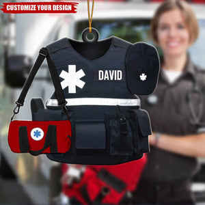 Paramedic Uniform Personalized Christmas Ornament Gift For Paramedic Workers