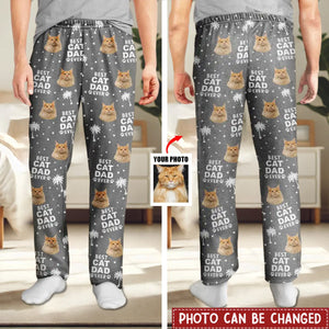 Custom Photo Best Dog Cat Dad Mom Ever - Personalized Pajama Pants