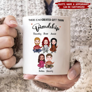 There Is No Greater Gift Than Sisters - Personalized Mug