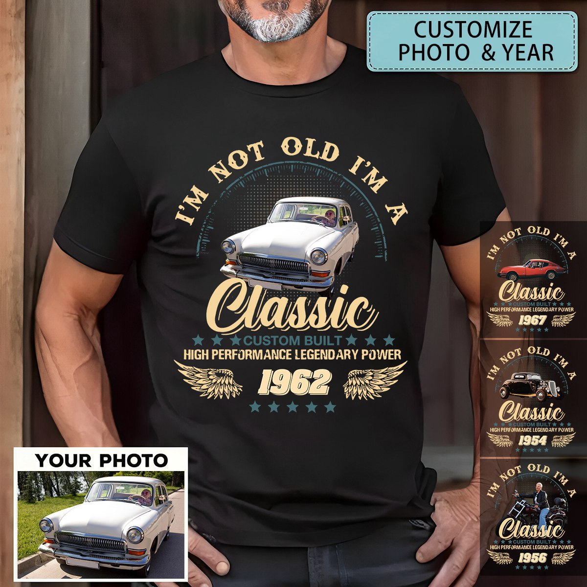 I'm Not Old - Personalized T-Shirt, Father's Day Gift For Dad