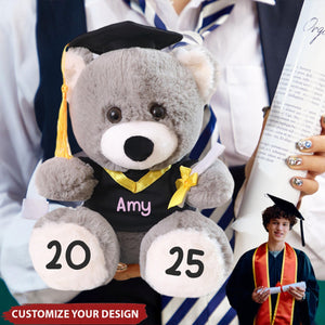 Custom Graduation Teddy Bear - Personalized Graduation Bear