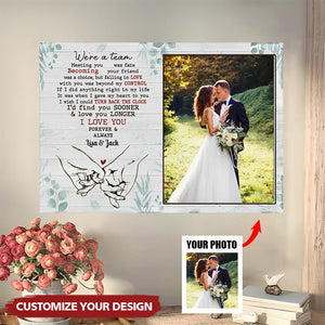 Love You Forever And Always - Couple Personalized Custom Horizontal Poster - Gift For Husband Wife, Anniversary