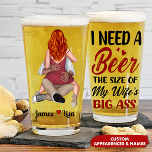 Personalized Gifts For Couple Beer Glass