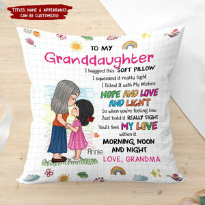 You'll Feel My Love - Personalized Pillow, Gift For Granddaughter Daughter Grandson Son