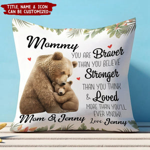 You're Loved More Than You Know - Personalized Pillow