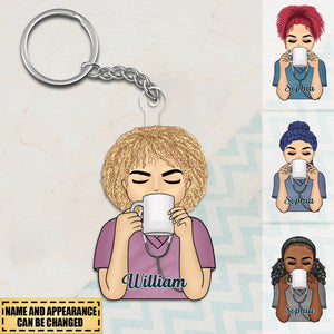 Nurse Vector - Gift For Nurse - Personalized Acrylic Keychain