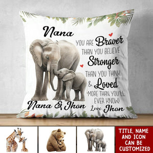 You're Loved More Than You Know - Personalized Pillow