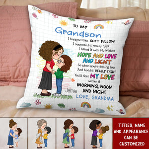 You'll Feel My Love - Personalized Pillow, Gift For Granddaughter Daughter Grandson Son