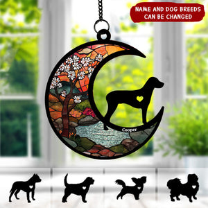 Don’t Cry Because It Is Over - Memorial Personalized Window Hanging Suncatcher Ornament