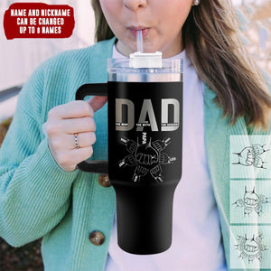 Dad The Man The Myth The Legend - Personalized 40oz Tumbler