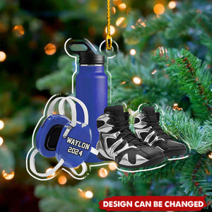 Personalized Protective Gear In Sports Christmas Ornament - Christmas Gift For Wrestler