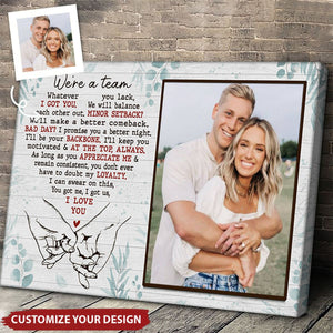 Love You Forever And Always - Couple Personalized Horizontal Poster - Gift For Husband Wife, Anniversary