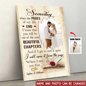 Beautiful Chapters - Personalized Photo Canvas