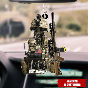 BattleReady Tactical Gear Stand Personalized Ornament, Gift For Military Veteran