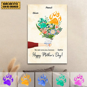 Personalized Gifts For Mom Poster Print We Will Love You Forever Happy Mother's Day