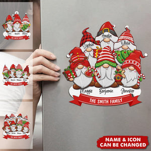 Christmas Dwarf Family - Personalized Decal