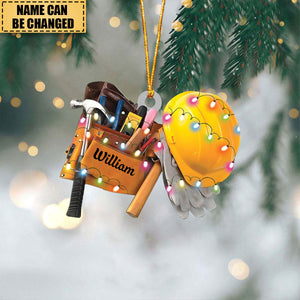 Personalized Mechanic Christmas Ornament 2024, Custom Mechanic Tool Ornament