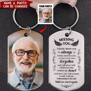 Family - Until We Meet Again - Personalized Stainless Keychain