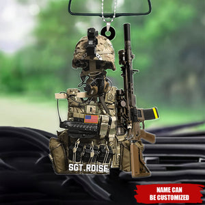 BattleReady Tactical Gear Stand Personalized Ornament, Gift For Military Veteran