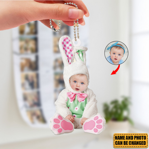 Custom Photo Gifts For Easter Baby Ornament Custom Face Easter Costume