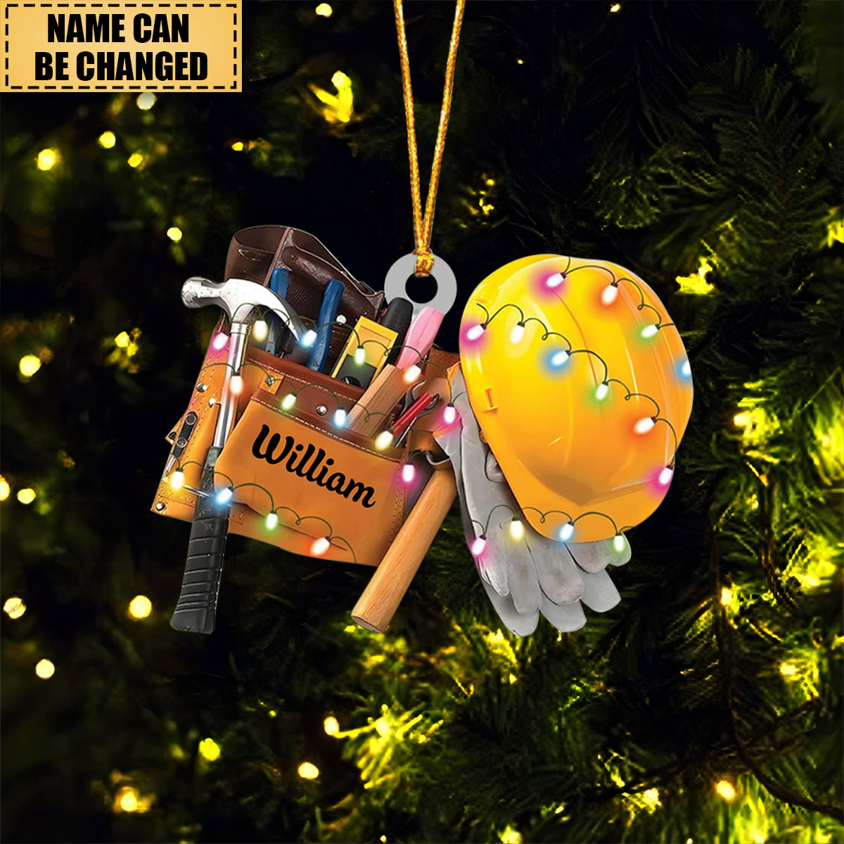 Personalized Mechanic Christmas Ornament 2024, Custom Mechanic Tool Ornament