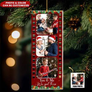 Movie Filmstrip Photo Booth - Personalized Acrylic Photo Ornament