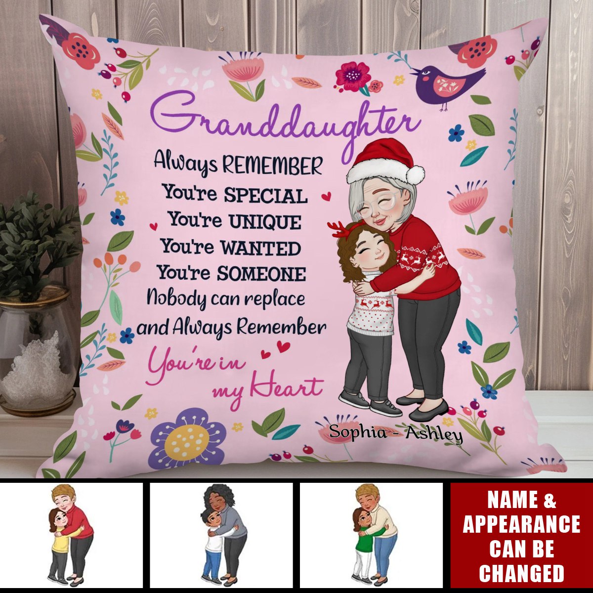 Personalized Gift For Granddaughter Grandson You Are Pillow