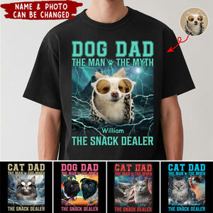 Custom Photo The Man The Myth The Snack Dealer Pet Shirt