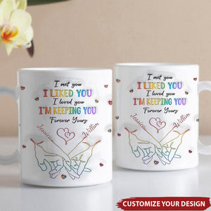 Love Knows No Gender - Personalized Couple Mug