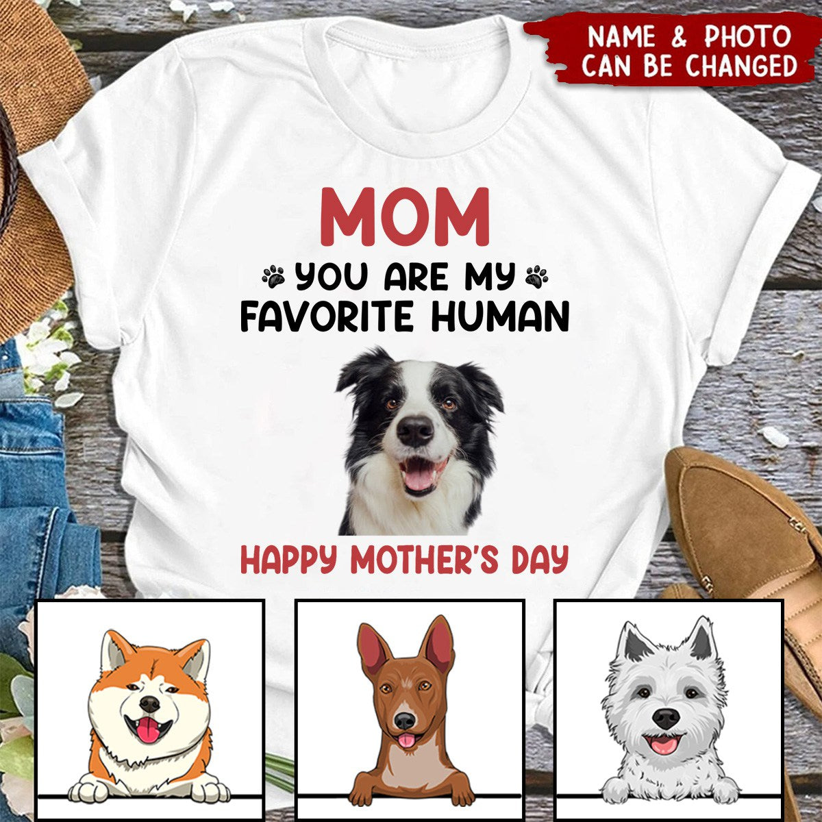 You Are My Favorite Human, Personalized Shirt, Gifts For Dog Lovers