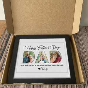 Upload photos Happy Father's Day, family photo frames