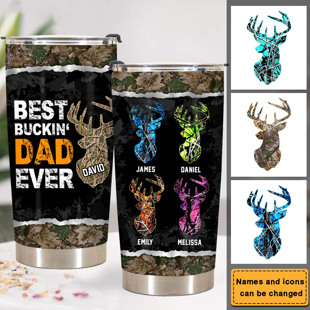 Buckin Dad Steel Tumbler