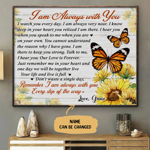 Memorial Gift - I Am Always With You - Personalized Poster