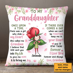 Gift For Daughter Granddaughter Flower Fairy To My Granddaughter Pillow