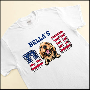 Dog Dad Independence Day 4th Of July Personalized T-shirt