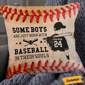 Personalized Love Baseball Pillow