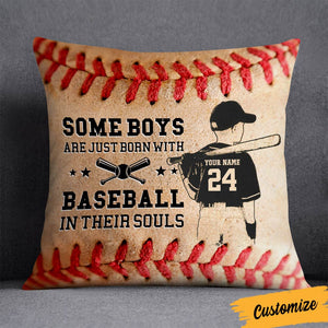 Personalized Love Baseball Pillow